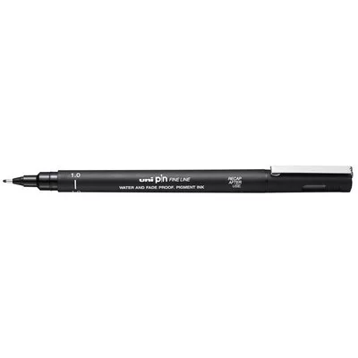Rajzmarker, 1 mm, UNI PIN, fekete 1 db