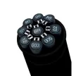 Rajzmarker készlet, UNI PIN "Tube", 9 különböző vonalvastagság, fekete 9 db