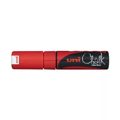 Krétamarker, 8 mm, UNI "PWE-8K", fluor piros 1 db
