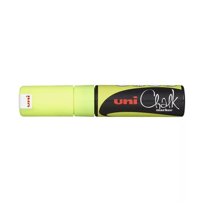 Krétamarker, 8 mm, UNI "PWE-8K", fluor sárga 1 db