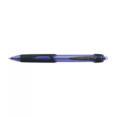 Golyóstoll, 0,4 mm, nyomógombos, UNI "SN-220 Powertank", kék 1 db