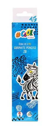 Grafitceruza, 2B, háromszögletű, COOL BY VICTORIA 12 db