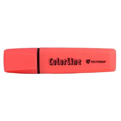 Szövegkiemelő, 1-5 mm, VICTORIA OFFICE, "ColorLine", rózsaszín 1 db