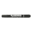 Alkoholos marker, 1-3 mm, kúpos, VICTORIA OFFICE, "Gekko", fekete 1 db