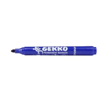   Alkoholos marker, 1-3 mm, kúpos, VICTORIA OFFICE, "Gekko", kék 1 db