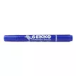 Alkoholos marker, 1-3 mm, kúpos, VICTORIA OFFICE, "Gekko", kék 1 db