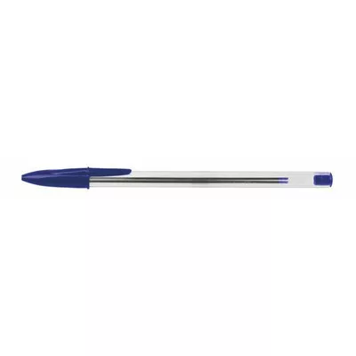 Golyóstoll, 0,7 mm, kupakos, VICTORIA OFFICE, kék 50 db