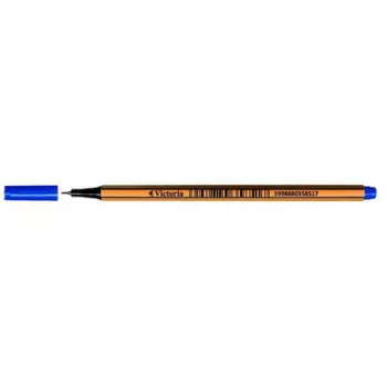 Tűfilc, 0,4 mm, VICTORIA OFFICE,"Slim", kék 1 db