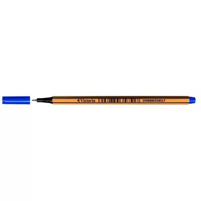 Tűfilc, 0,4 mm, VICTORIA OFFICE,"Slim", kék 1 db