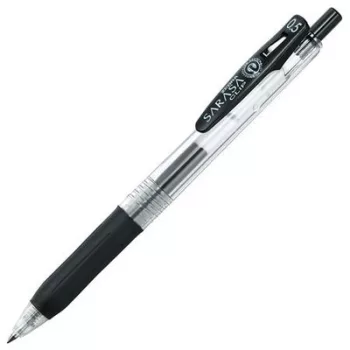   Zseléstoll, 0,33 mm, nyomógombos, ZEBRA "Sarasa Clip", fekete 1 db