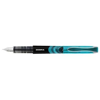   Töltőtoll, 0,6 mm, ZEBRA "Fountain pen", világoskék 1 db