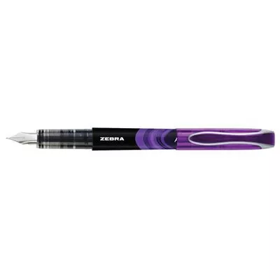 Töltőtoll, 0,6 mm, ZEBRA "Fountain pen", lila 1 db