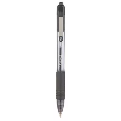Golyóstoll, 0,27 mm, nyomógombos, ZEBRA "Z-Grip Smooth", fekete 1 db