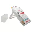 Filctoll készlet, nyomógombos, 0,6 mm, ZEBRA "Clickart" 12 különböző pasztell szín 12 db