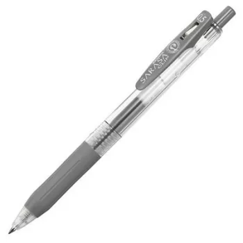   Zseléstoll, 0,33 mm, nyomógombos, ZEBRA "Sarasa Clip", szürke 1 db