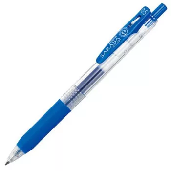   Zseléstoll, 0,33 mm, nyomógombos, ZEBRA "Sarasa Clip", kobalt kék 1 db