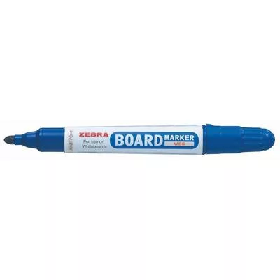 Táblamarker, 2,6 mm, kúpos, ZEBRA "Board Marker", kék