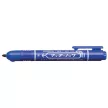 Alkoholos marker, 1,3 mm, nyomógombos, ZEBRA "Mckie Retractable", kék 1 db