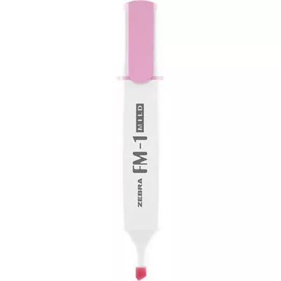 Szövegkiemelő, 3,5 mm, ZEBRA "FM-1 Mild", rózsaszín 1 db