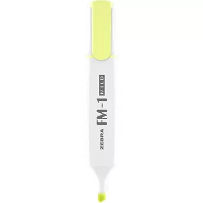 Szövegkiemelő, 3,5 mm, ZEBRA "FM-1 Mild", sárga 1 db