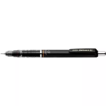   Nyomósirón, 0,5 mm, ZEBRA "DelGuard", fekete 1 db