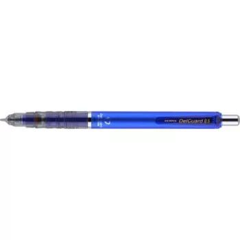 Nyomósirón, 0,5 mm, ZEBRA "DelGuard", kék 1 db