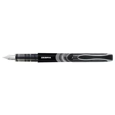 Töltőtoll, 0,6 mm, ZEBRA "Fountain pen", fekete 1 db
