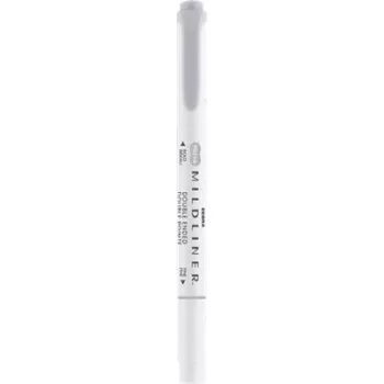   Szövegkiemelő, 1,0/3,5 mm, kétvégű ZEBRA "Mildliner Cool & Refined" szürke 1 db