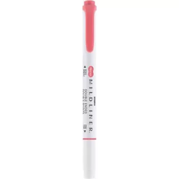   Szövegkiemelő, 1,0/3,5 mm, kétvégű ZEBRA "Mildliner Cool & Refined" piros 1 db