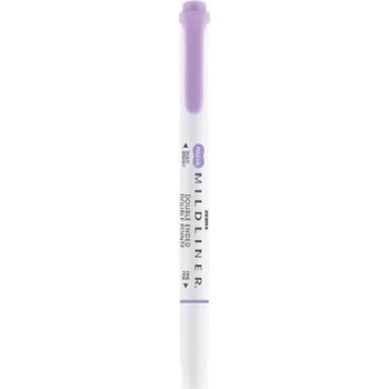   Szövegkiemelő, 1,0/3,5 mm, kétvégű ZEBRA "Mildliner Cool & Refined" lila 1 db