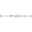 Szövegkiemelő, 1,0/3,5 mm, kétvégű ZEBRA "Mildliner Cool & Refined" lila 1 db