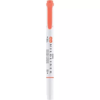   Szövegkiemelő, 1,0/3,5 mm, kétvégű, ZEBRA "Mildliner Warm", cinóber 1 db