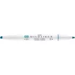 Szövegkiemelő, 1,0/3,5 mm, kétvégű, ZEBRA "Mildliner Warm", füstkék 1 db