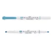 Szövegkiemelő, 1,0/3,5 mm, kétvégű, ZEBRA "Mildliner Warm", füstkék 1 db