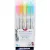 Ecsetirón készlet, kétvégű ZEBRA "Mildliner Fluorescent", 5 szín 5 db