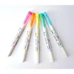 Ecsetirón készlet, kétvégű ZEBRA "Mildliner Fluorescent", 5 szín 5 db