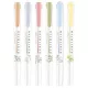 Szövegkiemelő készlet, 1,4/4 mm, kétvégű, ZEBRA "Mildliner Scented Fragrance", 6 különböző szín 5 db