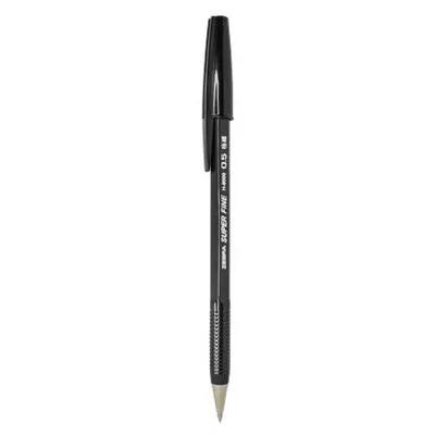Golyóstoll, 0,21 mm, kupakos, ZEBRA "H-8000" fekete 1 db