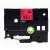 Utángyártott BROTHER TZe441 szalagkazetta 18mm x 8m laminált PIROS alapon FEKETE / BLACK felirat