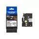 Brother P-touch TZe-FX251 szalagkazetta, 24mm széles, 8 méter hosszú - FEHÉR alapon FEKETE / BLACK felirat