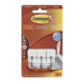   Mini műanyag akasztó fém kampóval, 3M "Command"