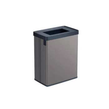   Szelektív hulladékgyűjtő, fedél nélküli, 54 liter, CURVER "Verto Recycle", szürke/fekete 1 db