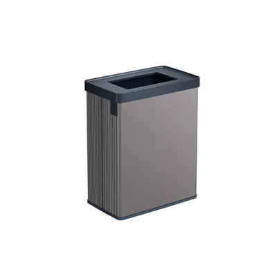 Szelektív hulladékgyűjtő, fedél nélküli, 54 liter, CURVER "Verto Recycle", szürke/fekete 1 db
