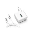 Hálózati töltő, 1xUSB-C (65W), USB-C–USB-C kábel, URBAN FACTORY