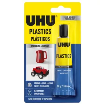   Ragasztó, univerzális, 30 g, UHU "Plastic" 0,03 kg