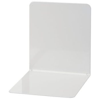   Könyvtámasz, fém, 2 db, 14x12x14 cm, WEDO, világosszürke