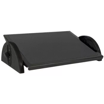 Lábtámasz, fém, WEDO "Relax Steel", fekete 1 db