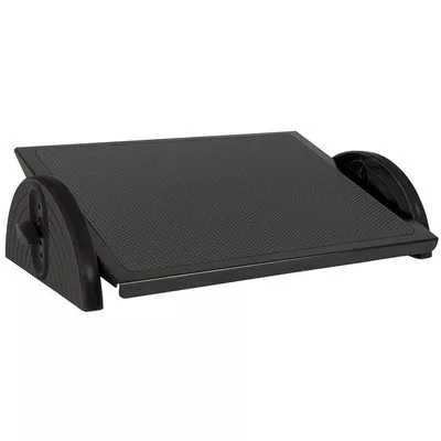 Lábtámasz, fém, WEDO "Relax Steel", fekete 1 db