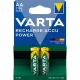 Tölthető elem, AA ceruza, 2x2100 mAh, előtöltött, VARTA "Power" 2 db