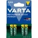 Tölthető elem, AAA mikro, 4x800 mAh, előtöltött, VARTA "Power" 4 db